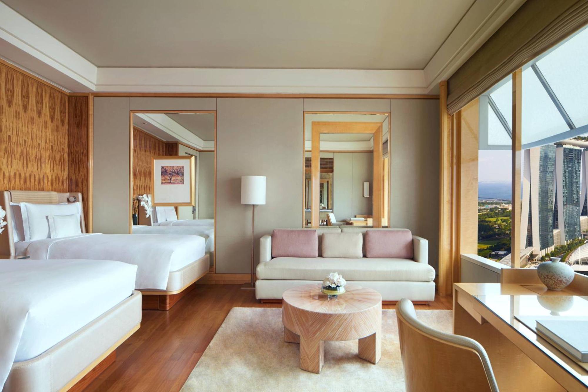 Deluxe Marina, 2 Aparte Bedden, Uitzicht op Marina Bay