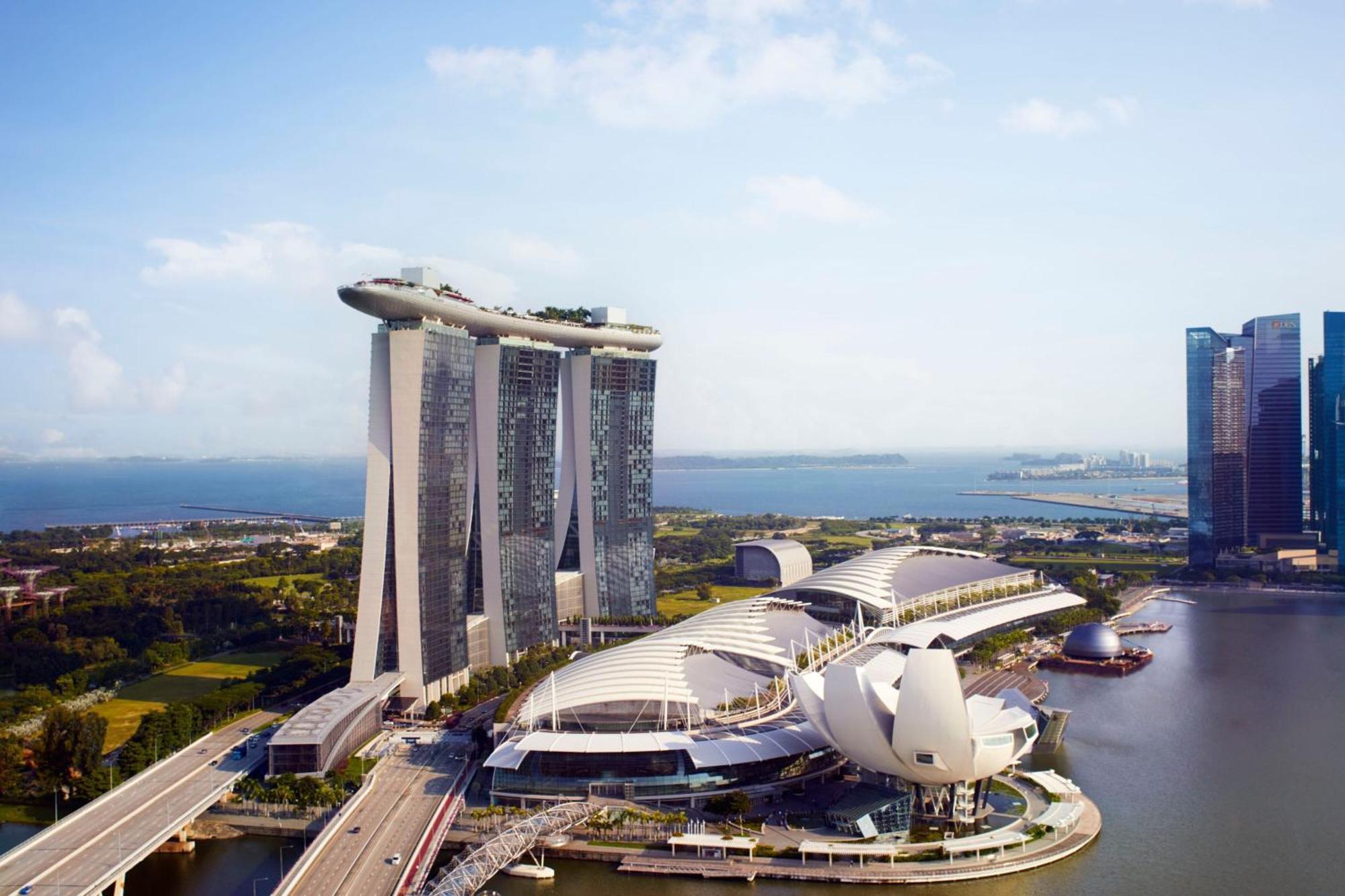 Premier Suite, 1 Kingsize Bed, Uitzicht op de Marina Bay